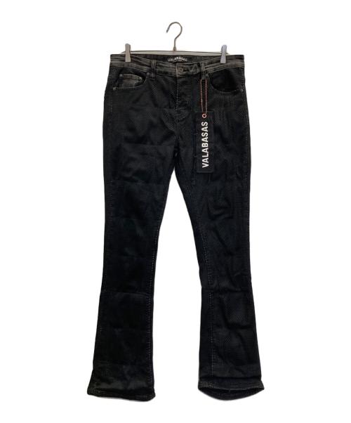 VALABASAS（バラバサス）VALABASAS (バラバサス) ”AGENT” STACKEDFLARE JEANS ブラック サイズ:34の古着・服飾アイテム