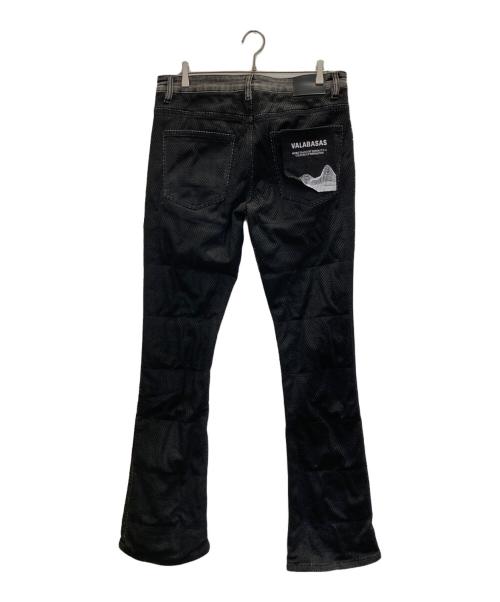 VALABASAS（バラバサス）VALABASAS (バラバサス) ”AGENT” STACKEDFLARE JEANS ブラック サイズ:34の古着・服飾アイテム