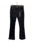 VALABASAS（バラバサス）の古着「”AGENT” STACKEDFLARE JEANS」｜ブラック