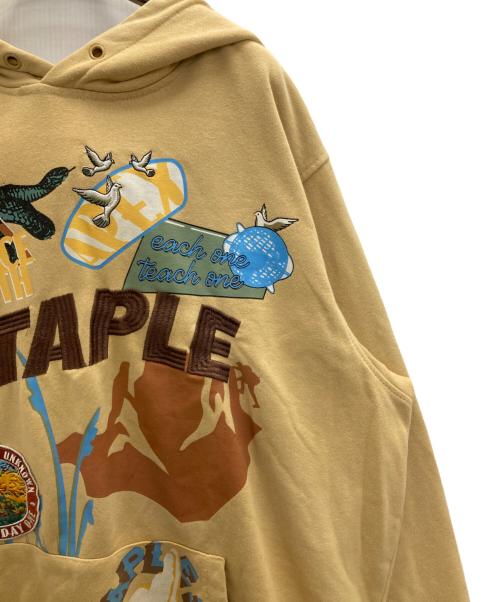 staple（ステイプル）staple (ステイプル) プルオーバーパーカー イエロー サイズ:Ⅼの古着・服飾アイテム