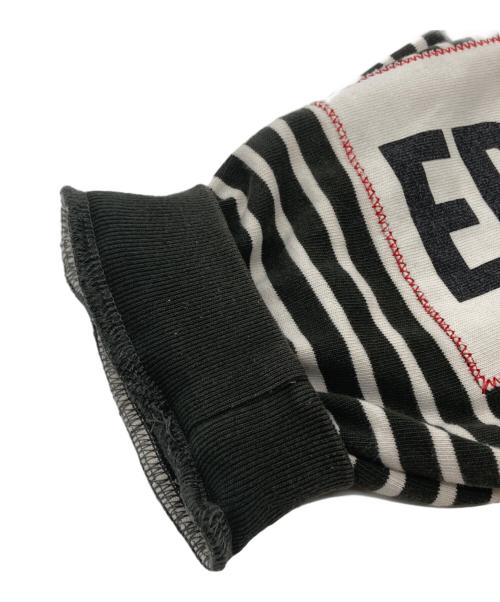 niko and（ニコアンド）niko and (ニコアンド) ボーダーL/S オリーブ サイズ:Ⅼの古着・服飾アイテム