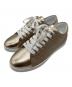 JIMMY CHOO（ジミーチュウ）の古着「ローカットスニーカー」｜ゴールド