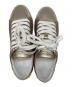 中古・古着 JIMMY CHOO (ジミーチュウ) ローカットスニーカー ゴールド サイズ:36：11000円