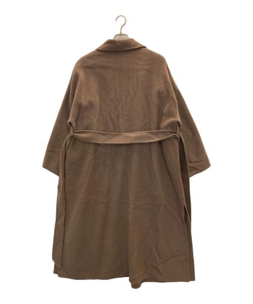 Mila Owen（ミラオーウェン）Mila Owen (ミラオーウェン) ウールロングコート ブラウンの古着・服飾アイテム