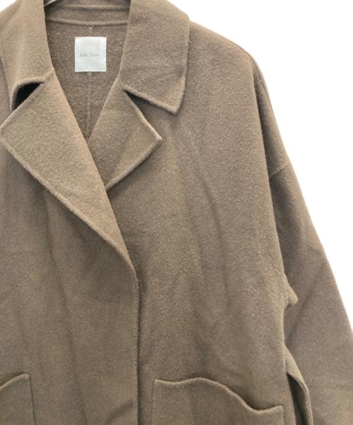 Mila Owen（ミラオーウェン）Mila Owen (ミラオーウェン) ウールロングコート ブラウンの古着・服飾アイテム