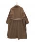 Mila Owen (ミラオーウェン) ウールロングコート ブラウン：6000円