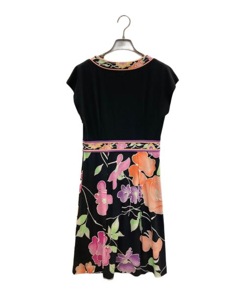 LEONARD（レオナール）LEONARD (レオナール) ノースリーブワンピース ブラック サイズ:表記無しの古着・服飾アイテム