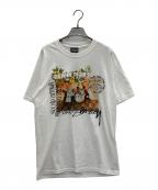 stussy×Denim Tearsステューシー×デニムティアーズ）の古着「Annie Lee Tee」｜ホワイト
