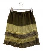 COMME des GARCONS JUNYA WATANABE MANコム デ ギャルソン ジュンヤ ワタナベ マン）の古着「切替スカート」｜グリーン