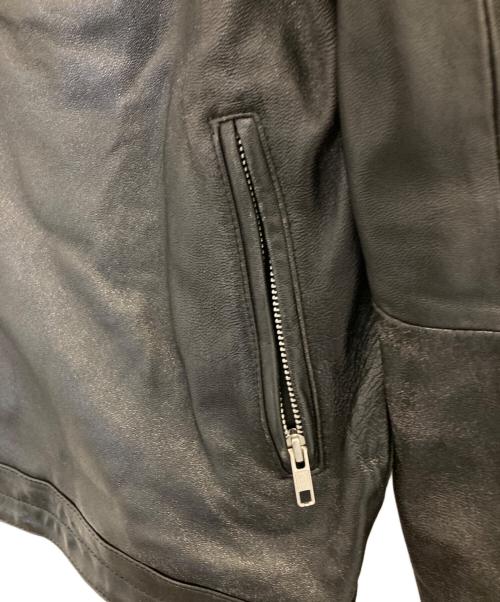 URBAN RESEARCH（アーバンリサーチ）URBAN RESEARCH (アーバンリサーチ) レザーライダースジャケット ブラック サイズ:40の古着・服飾アイテム