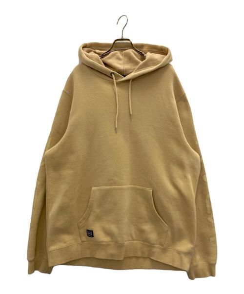 RVCA（ルーカ）RVCA (ルーカ) BIG PIXEL HOODIE ベージュ サイズ:Ⅼの古着・服飾アイテム