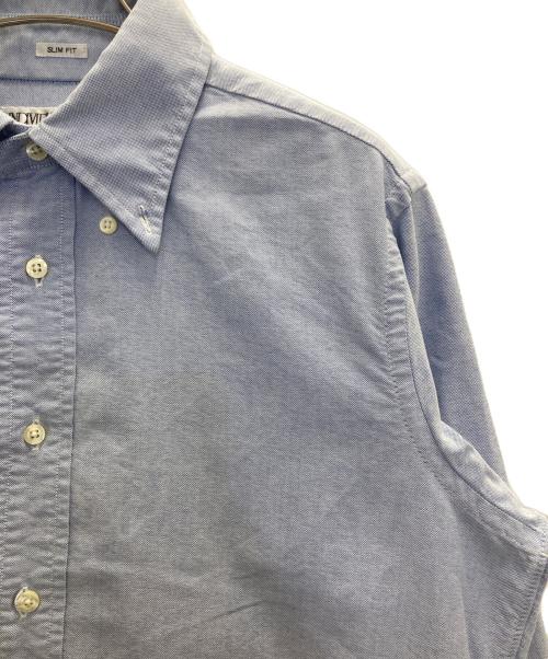 INDIVIDUALIZED SHIRTS（インディビジュアライズドシャツ）INDIVIDUALIZED SHIRTS (インディビジュアライズドシャツ) スリムフィットシャツ ブルー サイズ:15/1/2の古着・服飾アイテム