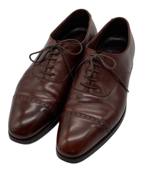 Crockett & Jones（クロケット＆ジョーンズ）Crockett & Jones (クロケット＆ジョーンズ) PUNCH STRAIGHT-TIP BELGRAVE ブラウン サイズ:SIZE ６の古着・服飾アイテム