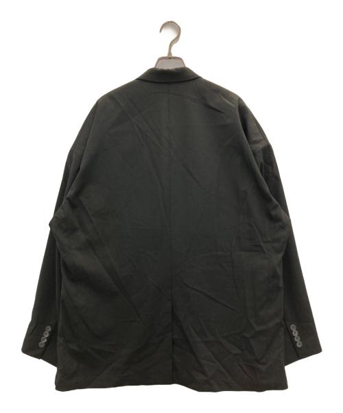 MAISON SPECIAL（メゾンスペシャル）MAISON SPECIAL (メゾンスペシャル) Wool Mix Smooth Prime-Over Peaked Lapel Double Tailored Jacket ブラック サイズ:2の古着・服飾アイテム