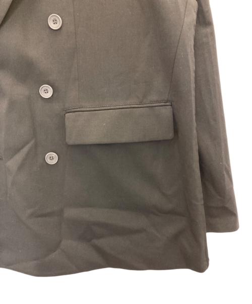 MAISON SPECIAL（メゾンスペシャル）MAISON SPECIAL (メゾンスペシャル) Wool Mix Smooth Prime-Over Peaked Lapel Double Tailored Jacket ブラック サイズ:2の古着・服飾アイテム