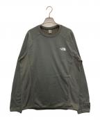 THE NORTH FACEザ ノース フェイス）の古着「サーマルバーサグリッドクルー」｜グレー