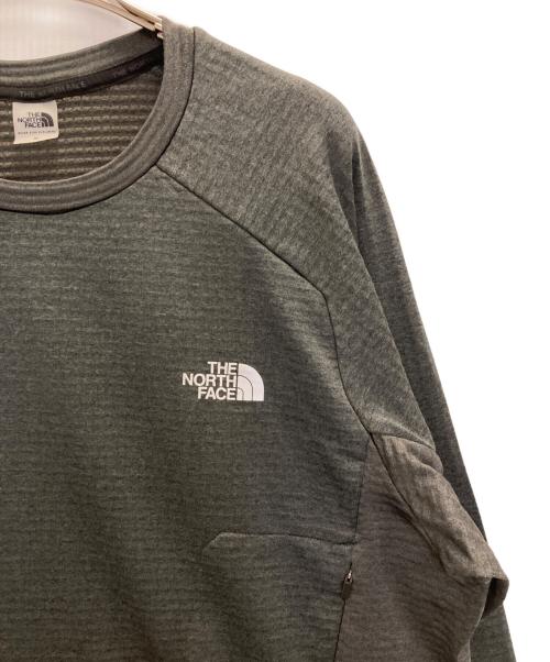 THE NORTH FACE（ザ ノース フェイス）THE NORTH FACE (ザ ノース フェイス) サーマルバーサグリッドクルー グレー サイズ:XLの古着・服飾アイテム