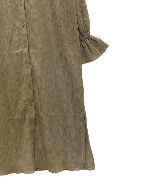 JOURNAL STANDARD relume（ジャーナルスタンダード レリューム）JOURNAL STANDARD relume (ジャーナルスタンダード レリューム) sheer jersey ワンピース グリーン サイズ:FREEの古着・服飾アイテム