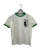 Championチャンピオン）の古着「リンガーTシャツ」｜ホワイト