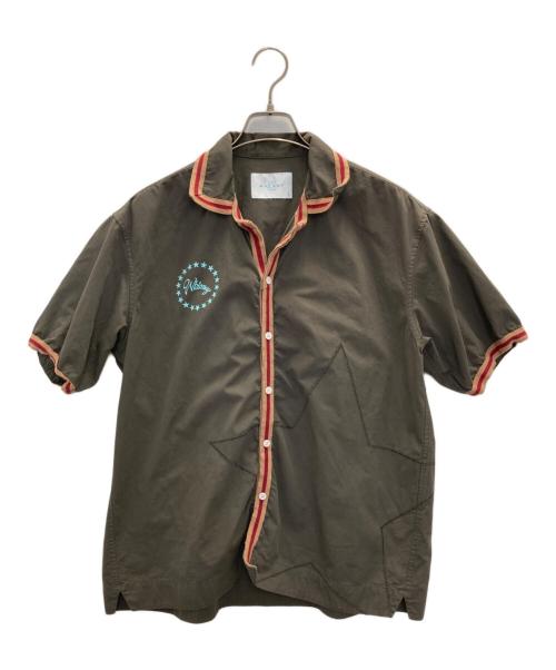 WHIMSY（ウィムジー）WHIMSY (ウィムジー) BB WORM -UP SHIRT オリーブ サイズ:Lの古着・服飾アイテム