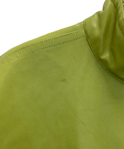 MAISON SPECIAL（メゾンスペシャル）MAISON SPECIAL (メゾンスペシャル) ヴィーガンレザーモッズコート グリーン サイズ:FREEの古着・服飾アイテム