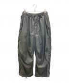 B.BALLSEYボールジーブラザーズ）の古着「Plaid Wide Snow Camo Pants」｜グレー