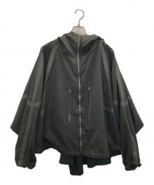 SOUMO×Graphpaper（ソウモ×グラフペーパー）の古着「Parachute Hooded Jacket」｜ブラック