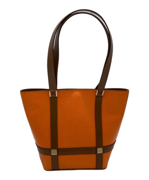 MaxMara（マックスマーラ）MaxMara (マックスマーラ) トートバッグ オレンジの古着・服飾アイテム