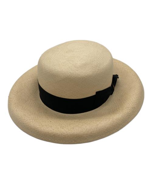 BORSALINO（ボルサリーノ）BORSALINO (ボルサリーノ) パナマハット ベージュの古着・服飾アイテム