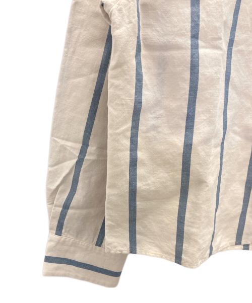 MARGARET HOWELL（マーガレットハウエル）MARGARET HOWELL (マーガレットハウエル) BOLD STRIPE COTTON LINEN ベージュ サイズ:1の古着・服飾アイテム