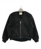 CAPRICIEUX LE'MAGEカプリシューレマージュ）の古着「ボアジャケット」｜ブラック