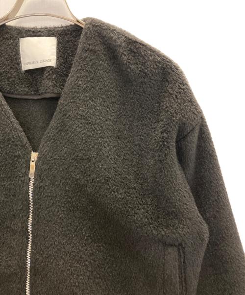 CAPRICIEUX LE'MAGE（カプリシューレマージュ）CAPRICIEUX LE'MAGE (カプリシューレマージュ) ボアジャケット ブラック サイズ:FREEの古着・服飾アイテム