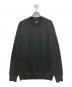 BATONER（バトナ―）の古着「AGING WOOL RAGLAN SLEEVE CREW NECK」｜ブラック