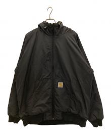 CarHartt（カーハート）の古着「ナイロンフーディジャケット」｜ブラック