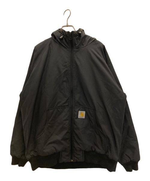 CarHartt（カーハート）CarHartt (カーハート) ナイロンフーディジャケット ブラック サイズ:XLの古着・服飾アイテム