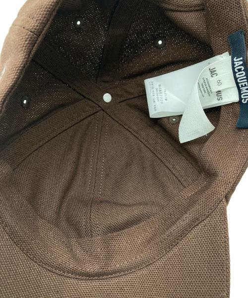 jacquemus（ジャックムス）JACQUEMUS (ジャックムス) キャップ ブラウンの古着・服飾アイテム
