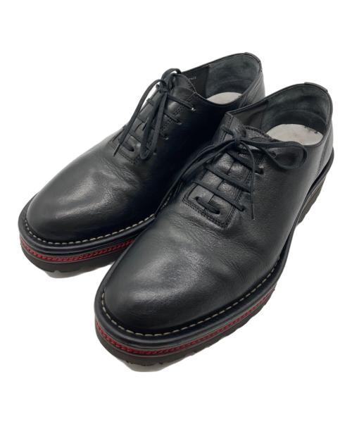 Maison Margiela（メゾンマルジェラ）Maison Margiela (メゾンマルジェラ) レザーシューズ ブラック サイズ:42の古着・服飾アイテム