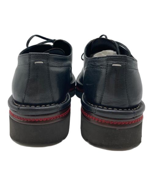 Maison Margiela（メゾンマルジェラ）Maison Margiela (メゾンマルジェラ) レザーシューズ ブラック サイズ:42の古着・服飾アイテム