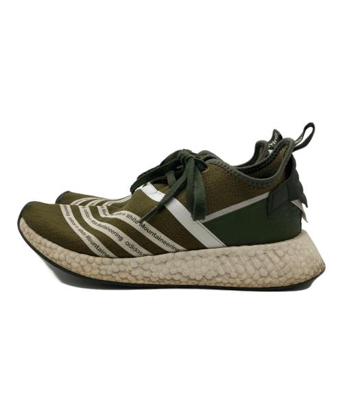 adidas（アディダス）adidas (アディダス) WHITE MOUNTAINEERING (ホワイトマウンテ二アニング) NMD R2 グリーン サイズ:26.5cmの古着・服飾アイテム