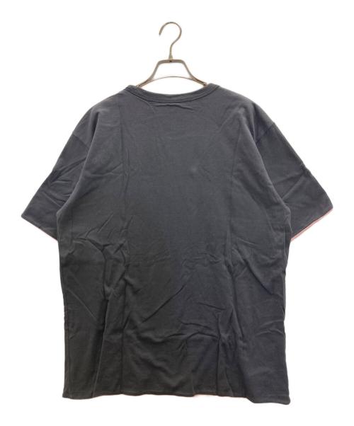 Needles（ニードルズ）Needles (ニードルズ) S/S Reversible Tee ピンク×グレー サイズ:Ⅼの古着・服飾アイテム