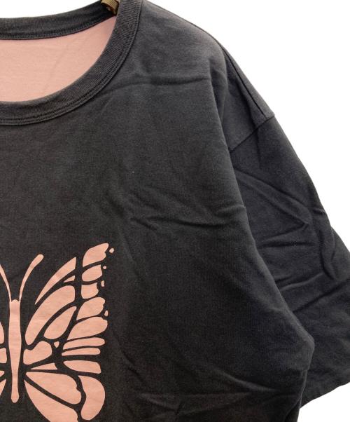 Needles（ニードルズ）Needles (ニードルズ) S/S Reversible Tee ピンク×グレー サイズ:Ⅼの古着・服飾アイテム