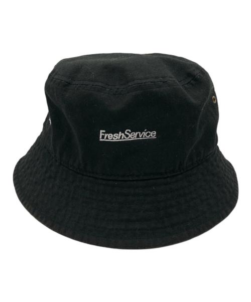 NEWHATTAN（ニューハッタン）NEWHATTAN (ニューハッタン) FreshService (フレッシュサービス) バケットハット ブラックの古着・服飾アイテム