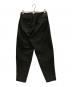 NICHOLAS DALEY (ニコラス デイリー) TUCK TROUSERS ブラック サイズ:ｗ28：5000円
