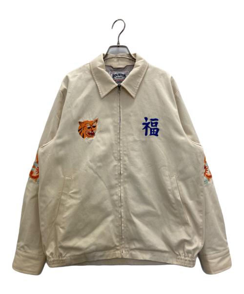 HOUSTON（ヒューストン）HOUSTON (ヒューストン) VIETNAM JACKET アイボリー サイズ:Ⅼの古着・服飾アイテム