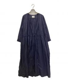 S.ESSENTIALS（エス エッセンシャルズ）の古着「ブラウスワンピース」｜ネイビー