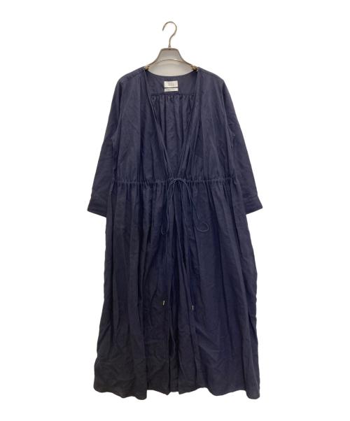 S.ESSENTIALS（エス エッセンシャルズ）S.ESSENTIALS (エス エッセンシャルズ) ブラウスワンピース ネイビー サイズ:38の古着・服飾アイテム