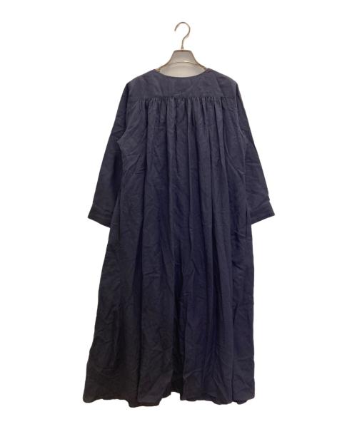 S.ESSENTIALS（エス エッセンシャルズ）S.ESSENTIALS (エス エッセンシャルズ) ブラウスワンピース ネイビー サイズ:38の古着・服飾アイテム