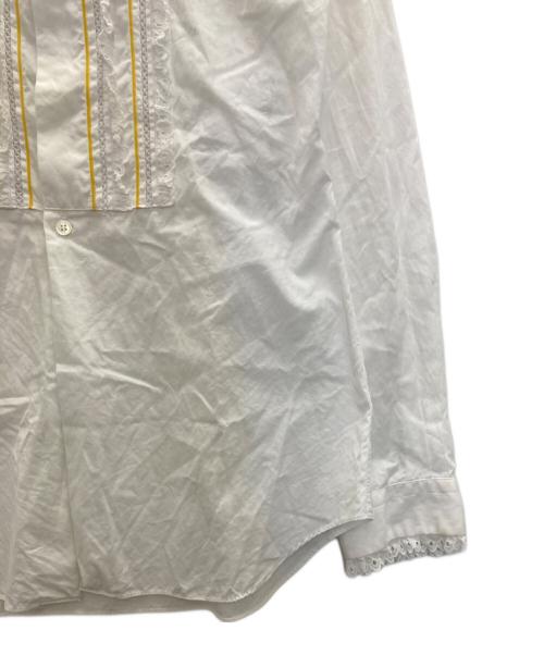 COMME des GARCONS COMME des GARCONS（コムデギャルソン コムデギャルソン）COMME des GARCONS COMME des GARCONS (コムデギャルソン コムデギャルソン) レース切替シャツ ホワイト サイズ:SIZE　Sの古着・服飾アイテム