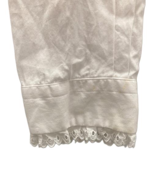 COMME des GARCONS COMME des GARCONS（コムデギャルソン コムデギャルソン）COMME des GARCONS COMME des GARCONS (コムデギャルソン コムデギャルソン) レース切替シャツ ホワイト サイズ:SIZE　Sの古着・服飾アイテム