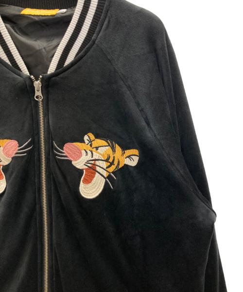 DISNEY（ディズニー）Disney (ディズニー) 別珍ブルゾン ブラック サイズ:Ⅼの古着・服飾アイテム